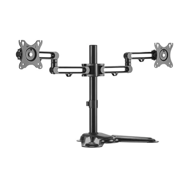 Brateck Dual Monitor Premium Articulating Aluminum Monitor Stand Fit Most 17"-32