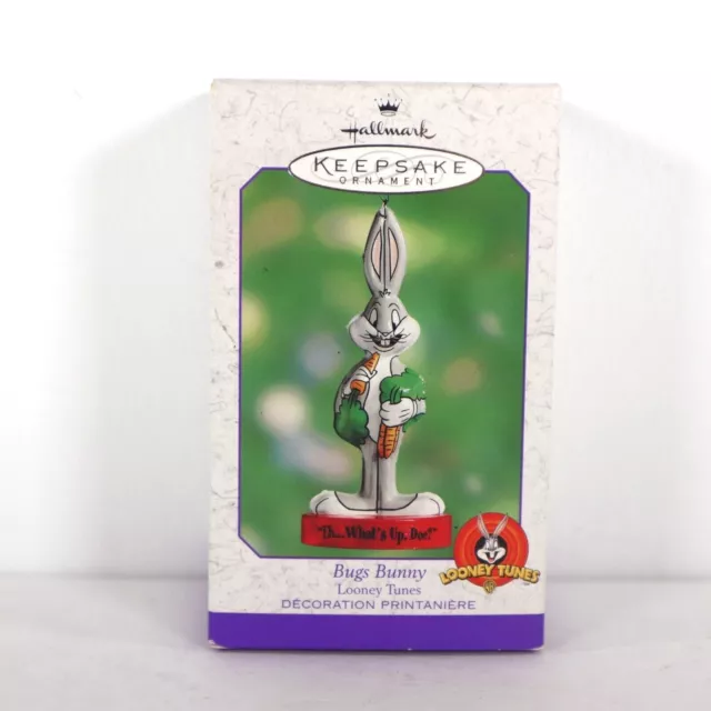 Bugs Bunny Looney Tunes Pressed Tin Keepsake 2000 Ornament Hallmark NEW