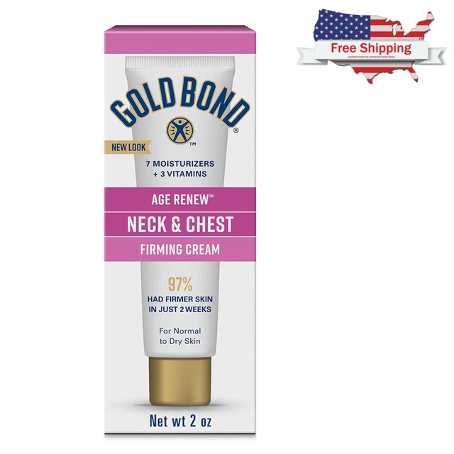 Gold Bond Age Renew Neck & Chest Skin Firming Age Renew Cream, 2 oz
