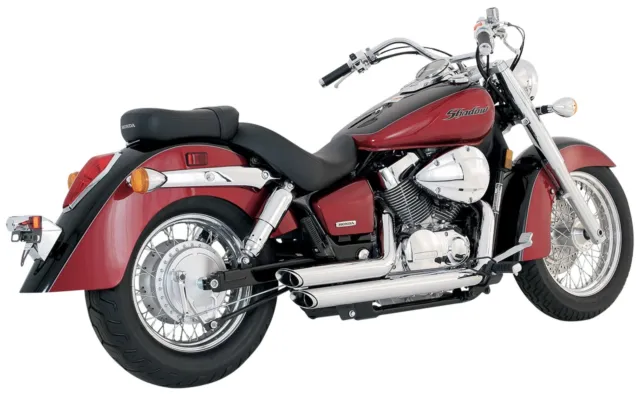 Vance & Hines Shortshots Staggered Chrome Exhaust System (18419)