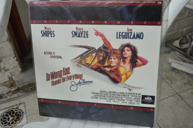 TO WONG FOO  Wesley Snipes P.Swayze - LaserDisc FREE 9 Pays Mondial Relay Points