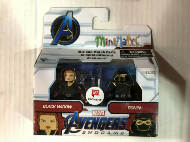 Marvel Avengers Endgame Black Widow Ronin Minimates Figure Pack Diamond