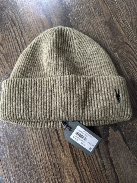 AllSaints Bailey Beanie Dark Green