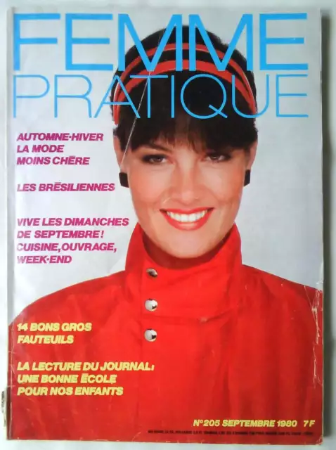 Femme Pratique September 1980 Rare French Magazine Fashion Mode