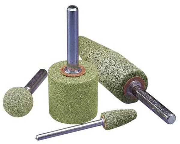 NORTON ABRASIVES Quantum Mounted Point, Dia. 1/2 In, Shape W189 61463677683