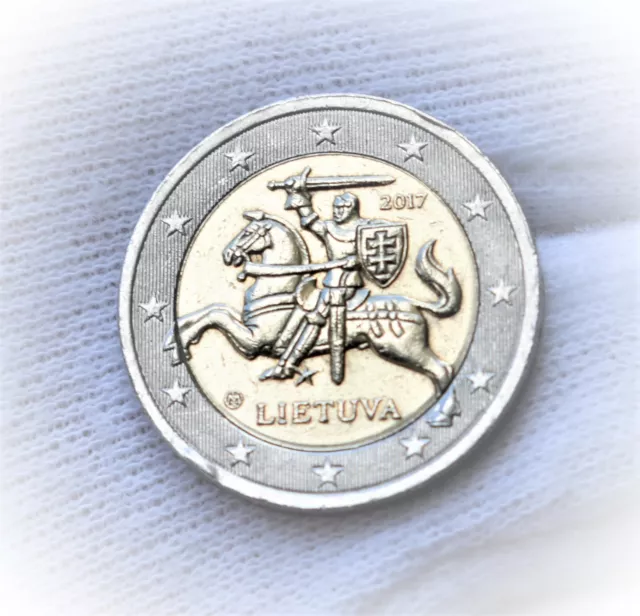 2 EURO KURSMÜNZE (Litauen Lietuva Ritter) 2017 münze sammeln