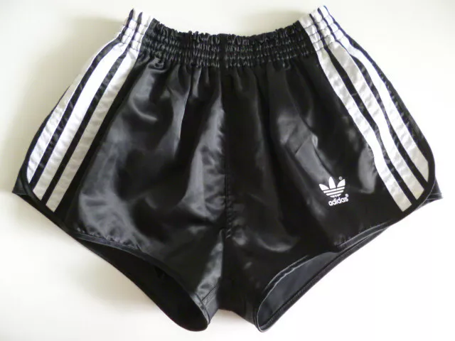 ADIDAS D5 M Glanz Shiny Silky Nylon Real *Vintage* Sprinter Boxer Shorts Germany