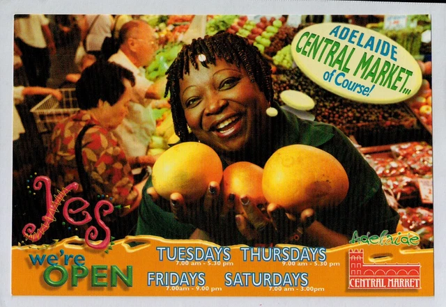 V05407 Australia Avant Card #5407 Adelaide Central Market postcard