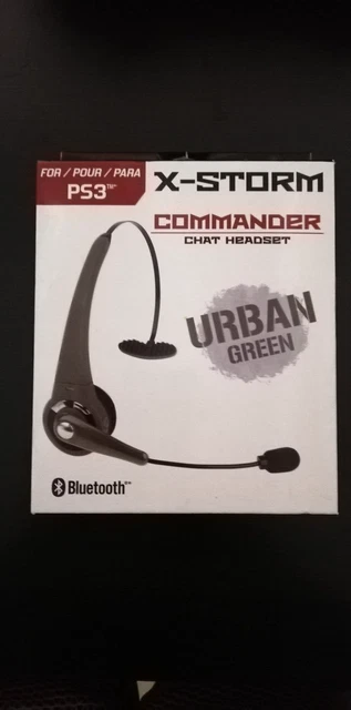 Casque Bluetooth UnderControl Pour PS3 - Noir - Circum-auriculaire - Neuf (emballage Ouvert)