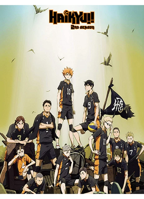 Great Eastern Entertainment Haikyu!! S2 Keyart Decke – Offizielle Anime-Sublimationsdecke, Lizenziert, Hochwertige Grafik