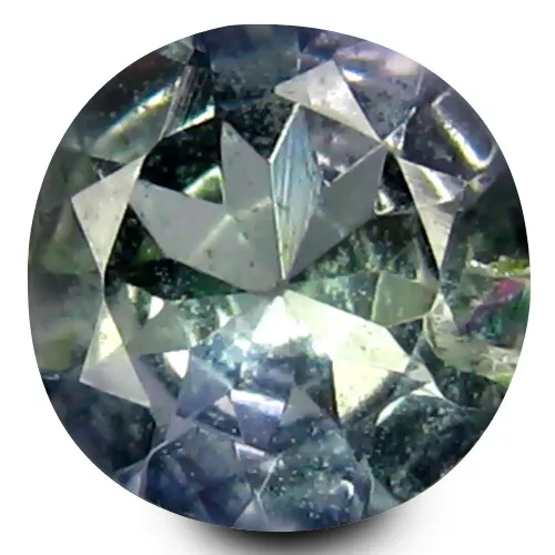 0.58 ct AAA Topnotch Round Shape (5 x 5 mm) Greenish Blue Tanzanite Gemstone