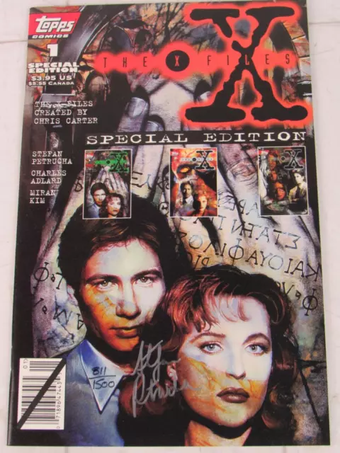 The X-Files: Special Edition #1 Jun. 1995 Topps Comics Signed with COA