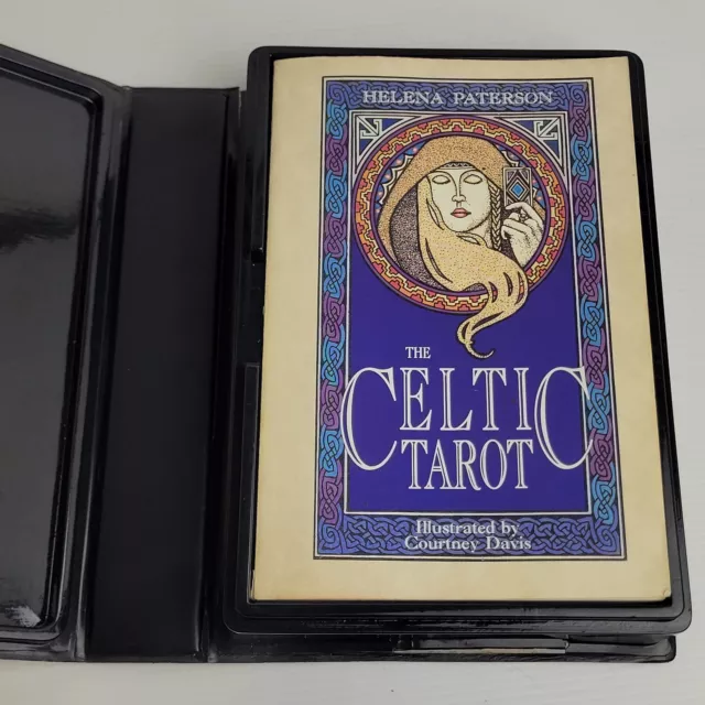 The Celtic Tarot Courtney Davis Helena Paterson Boxed Set Tarot Cards Book 1990 2