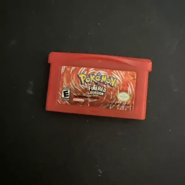 Authentic Pokemon: FireRed Version (Nintendo Game Boy Advance, 2004)