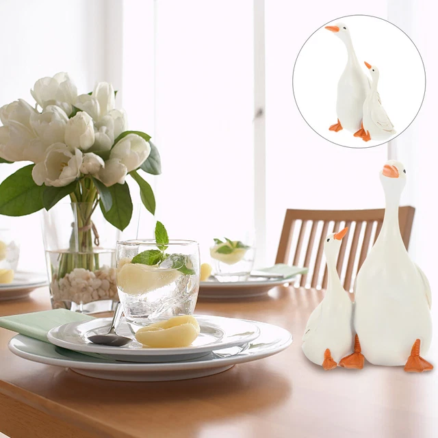 1 set ente figurine garten statue im freien ente skulptur rasen ente ornament
