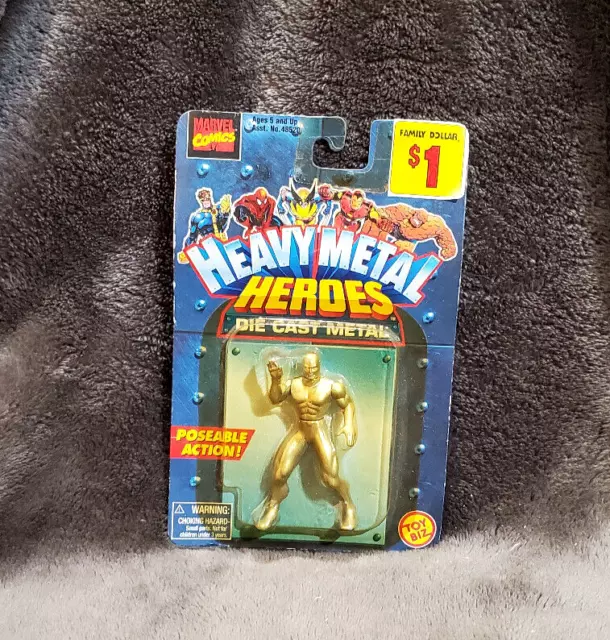 Heavy Metal Heroes Poseable SILVER SURFER Die Cast Figure MARVEL Comics ToyBiz