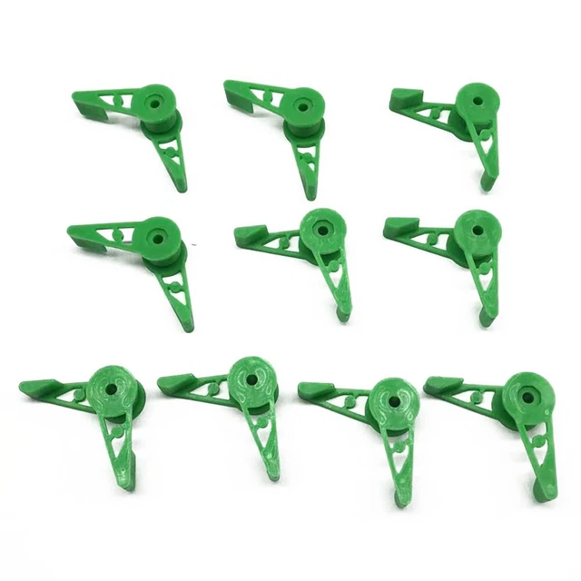 Branch Bender 10 Pcs 35*10*2MM 360 Degrees ABS Adjustable Green Practical