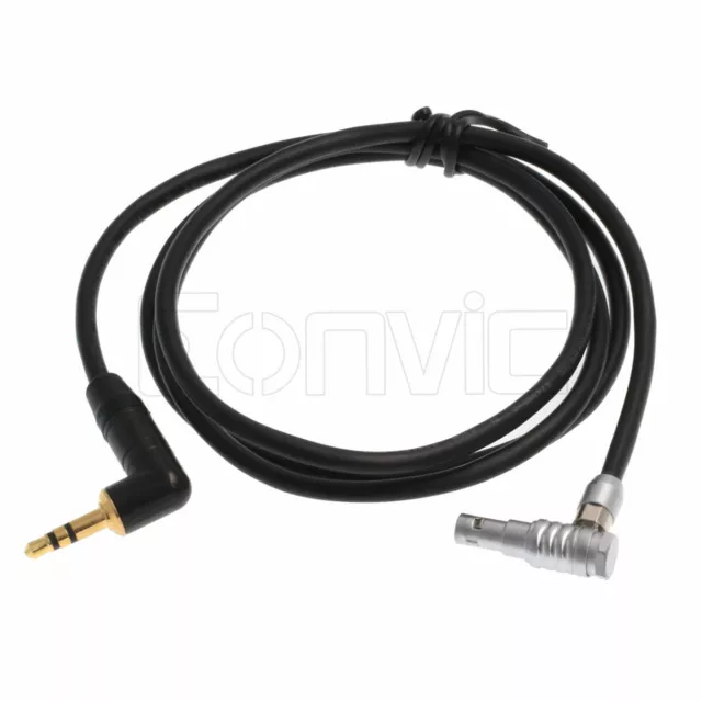 Audio Cable 3.5mm TRS Jack to 00B 5 Pin for ARRI Alexa Mini Camera ZCAM E2-M4 1M