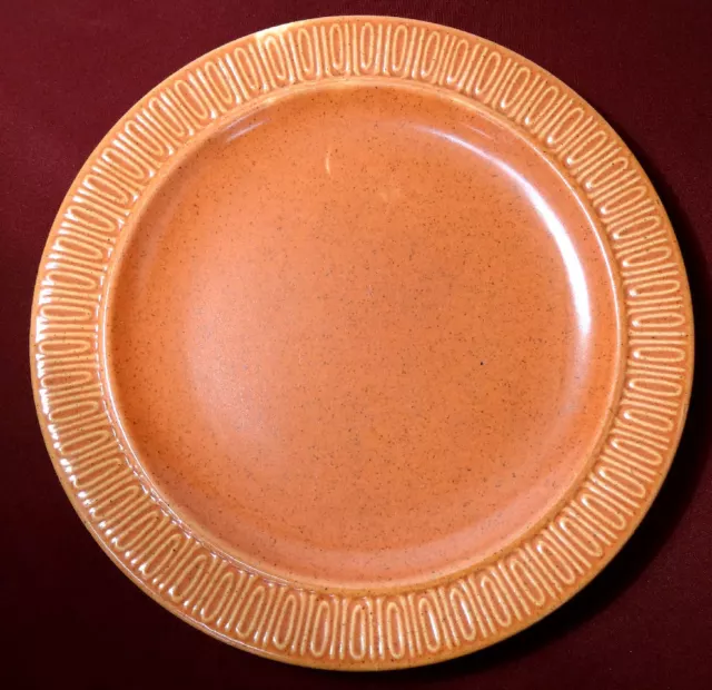 Redwing Red Wing ADOBESTONE Bittersweet/Burnt Orange Dinner Plate -VHTF