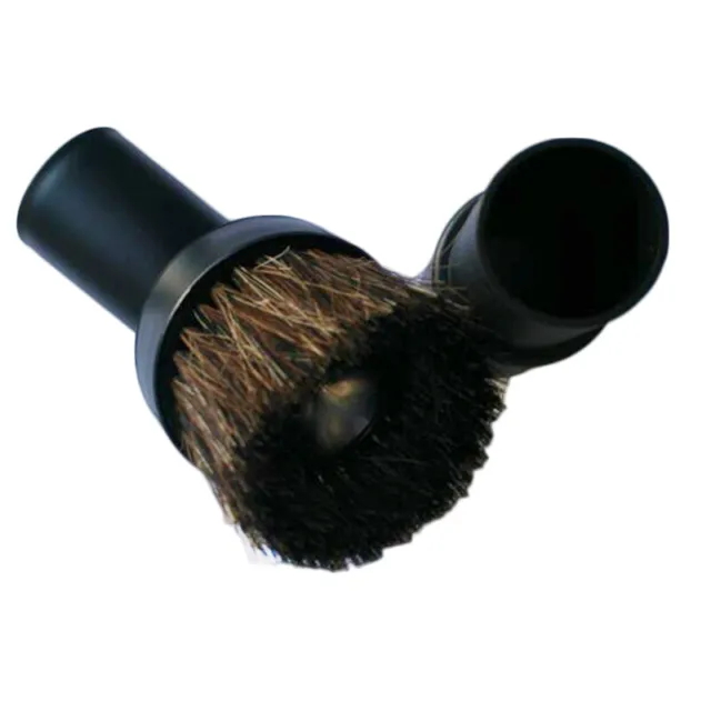 Pinceau à poussière rond poils de cheval noirs outil à poussière pour aspirateur 32 mm 2