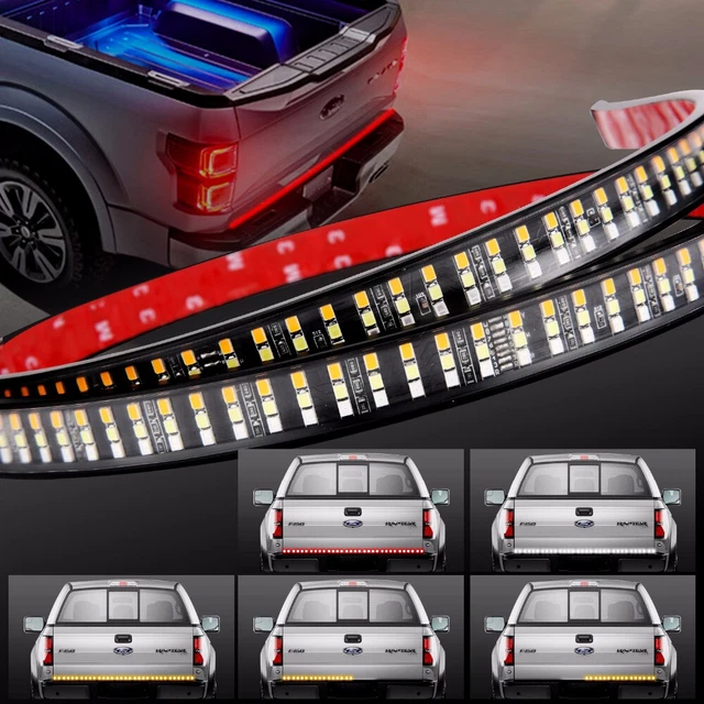 60" Tailgate LED Strip Bar Truck Stop Brake Turn Signal Tail Light For Ford F150