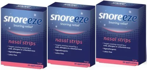 Triple Pack - Snoreeze Snoring Relief Nasal Strips - Large by Snoreeze