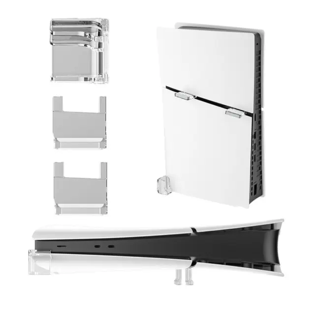 PS5 Slim Console Display Stand Acrylic Horizontal Storage Holder