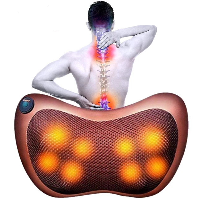 Oreiller de massage complet du corps avec coussin électronique pour le cou...