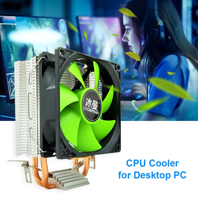 T# MX2 CPU Cooler Fan 2 Heat Pipes 3-Pin PWM Radiator (Single Fan) EUR ...