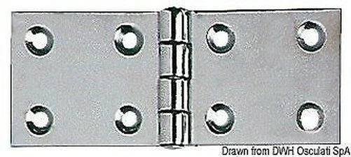 Charnière Inox MM 45x110 Marque Osculati 38.822.05