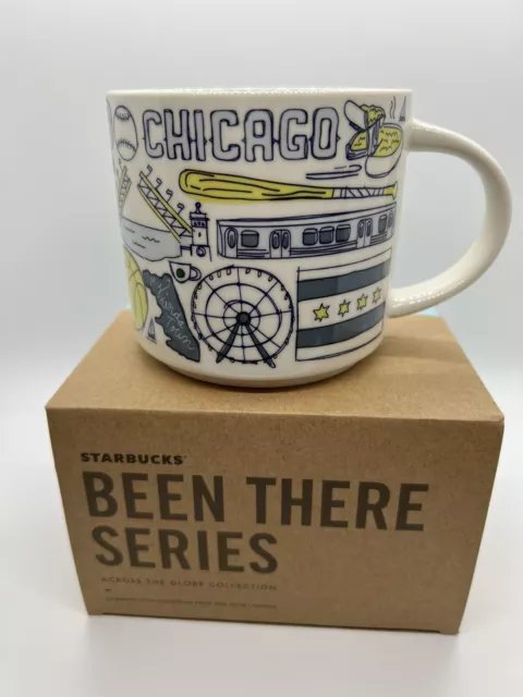 NEW Starbucks Chicago Been There Series Coffee Mug 14 Oz NIB Free Shipping