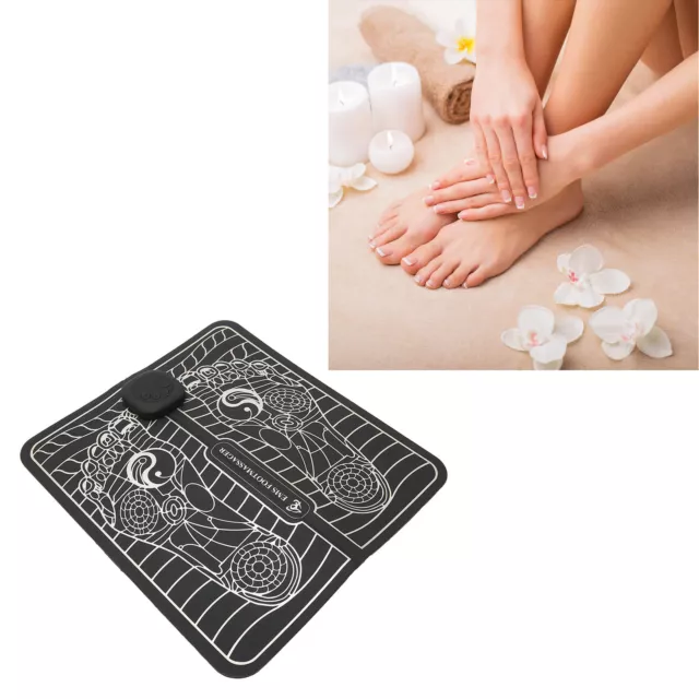 Coussin De Massage Des Pieds De La Peau Pliable EMS 6 Modes De Relaxation