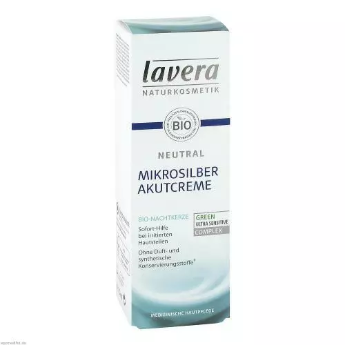 LAVERA Neutral Akutcreme mit Mikrosilber 75 ml
