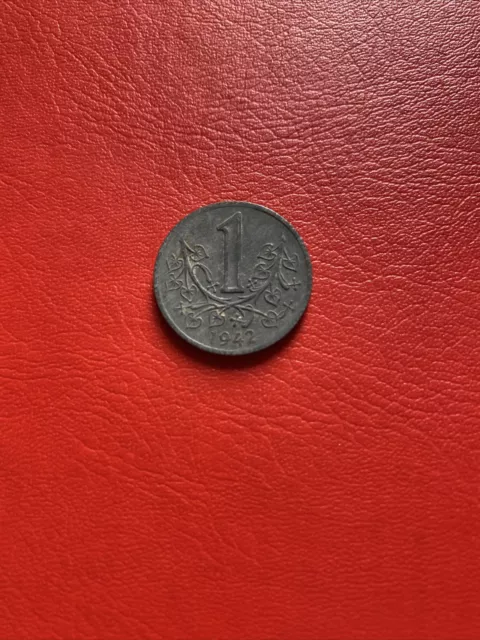 Protektorat böhmen und mähren 1 Krone Münze 1942