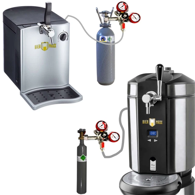 Umbausatz komplettset Biermaxx mit Uhr 500g Co² & Schlauch Clatronic Koenig 1880