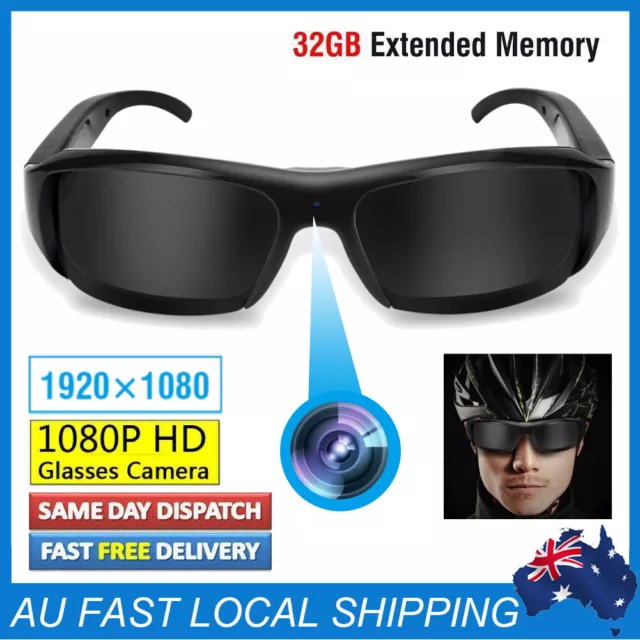 1080P HD Hidden Spy Camera Sunglasses Sports Video Recorder DVRs Glasses  Eyewear | eBay