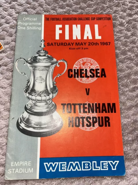 Chelsea V Tottenham Hotspur Fa Cup  Final 20th May 1967