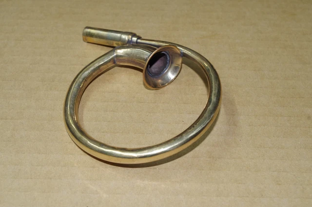 Messing Stethoskop Hörrohr Hearing Pipe Hörmaschine Ear Trumpet 13 cm