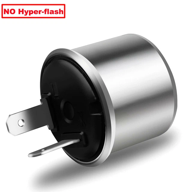 LIGHTING TURN SIGNAL Hazard LED Flasher Relay 2PIN No Fast Hyperflash