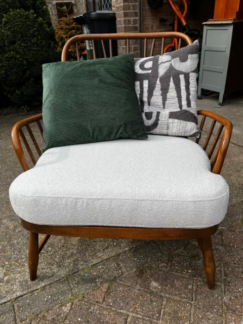 Ercol Jubilee Armchair With New Cushion Mid Century Vintage