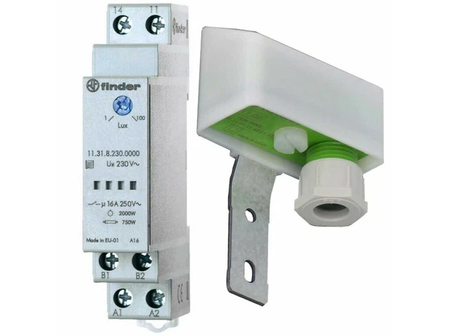 GEYA Relè Crepuscolare Temporizzato - Sensore Luce Automatico AC110V-240V Per Illuminazione Esterna - Foto 10