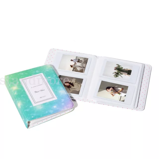 64 Pockets Polaroid Photo Album Case Storage For Fujifilm Instax Mini Film Size 3