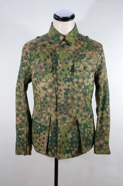 WWII German Elite DOT 44 camo M43 field tunic 3XL