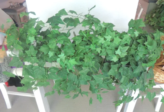 Artificial Plants Leaves Greenery Vine 5 pc for baskets or decoration  very full