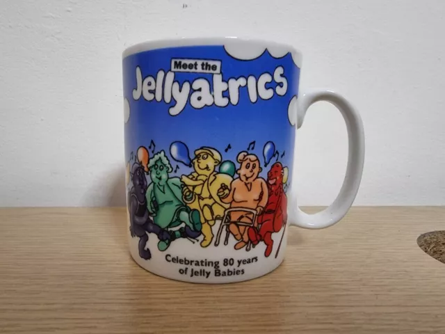 MEET THE JELLYATRICS celebrating 80 years of Jelly Babies c1990s Mug ...