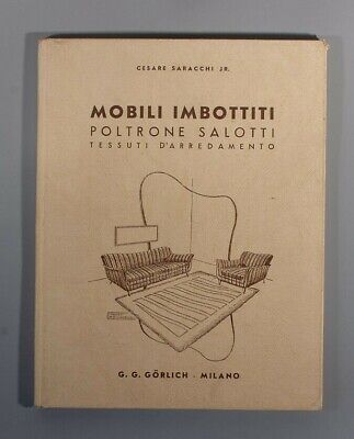 Rare Mobili Imbottiti chairs textiles works by Gio Ponti Carlo Mollino 1947
