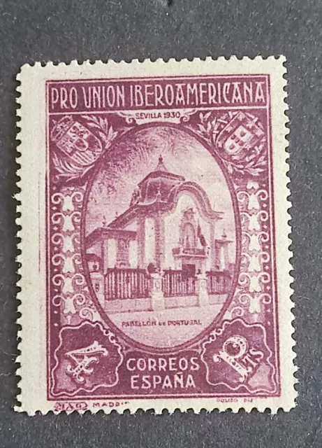 Sellos España Mnh 1930 Pro Unión Iberoamericana 4 Pts. Reimpresión