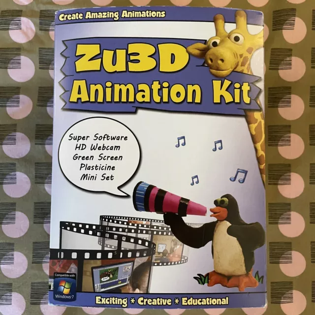 Zu3D Complete Stop Motion Animation Software Kit For Kids Includes Camera  Handbook And Two Software Licenses Works On Windows Apple Mac OS X And iPad