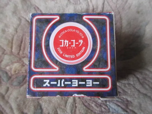 Reprinted Coca-Cola Yo-Yo Super Japanese Retro Vintage Koma Teguruma from JAPAN