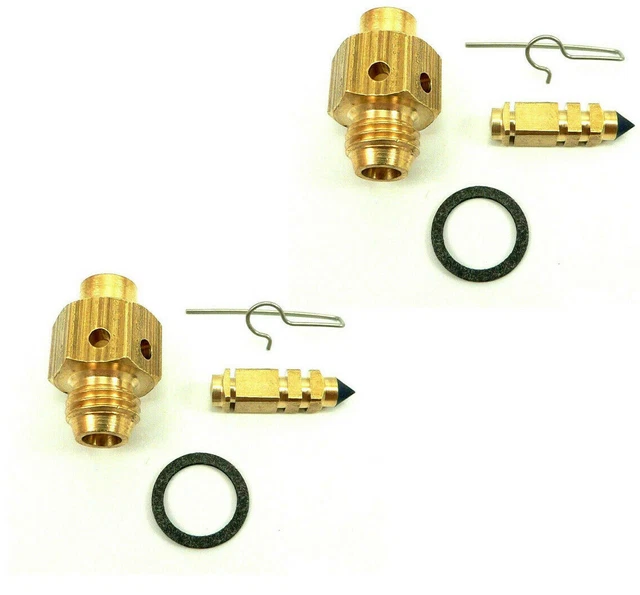 2-Pack Adjustable Needle & Seat Kit For Holley Carburetors – 6-515-2 Style 2 thumbnail image
